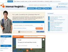 Tablet Screenshot of internat-vergleich.de